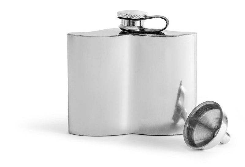 SAGAFORM CLUB MUSTACH HIPFLASK