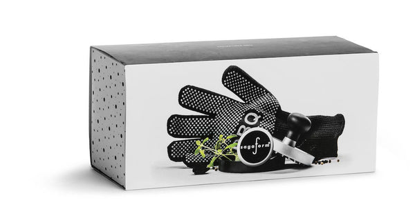 Giftset BBQ glove and hamburgerpress