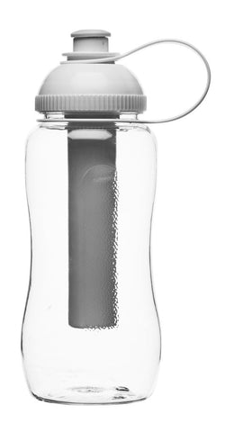 Fresh bottle with ice piston, clear