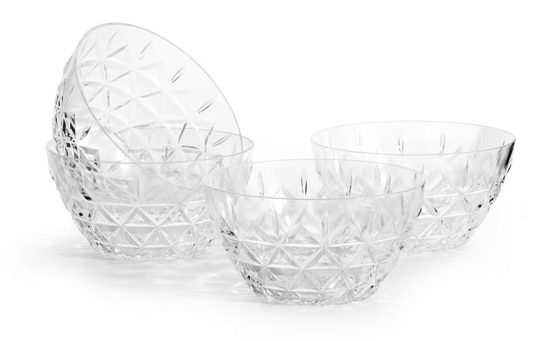 Picknick bowl 4-pac, transparent