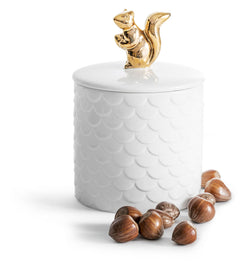 Squirrel jar with lid