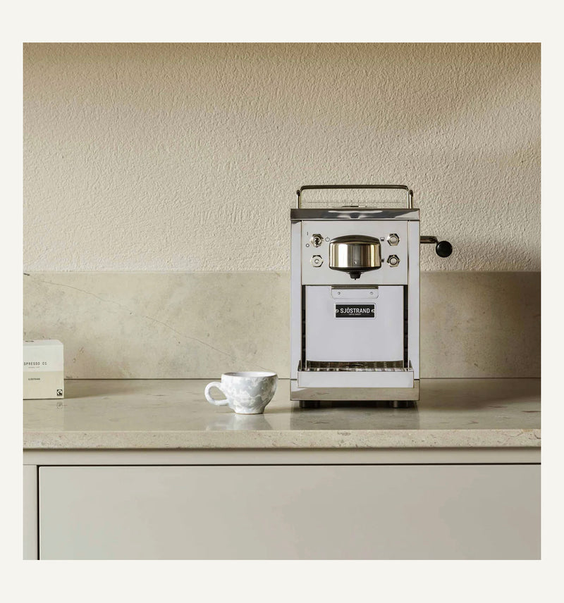 Sjöstrand - Espresso Capsule Machine Stainless Steel/Chrome Edition