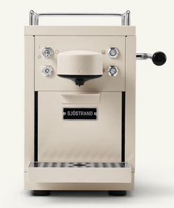 Sjöstrand - Espresso Capsule Machine Stainless Steel/Beige Edition