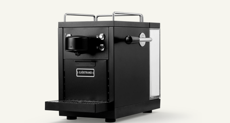 Sjöstrand - Espresso Capsule Machine Stainless Steel/Black Edition