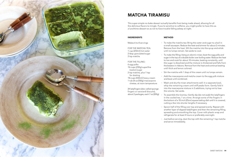 MATCHA, THE COOKBOOK. BY GRETHA SCHOLTZ, ENGLISH EDITION